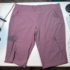 Eddie Bauer Women Pants 2XL Mauve Traveler‎ Ankle Outdoor Hiking